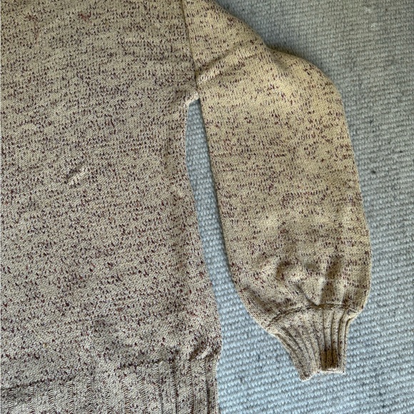 Free People Speckled Knit Set in Beige and Red - Picture 15 of 16